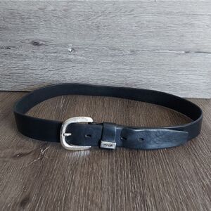 Fossil Black Leather Men's Belt Large